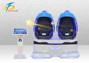 Immersive VRの二重座席9D VR卵の映画館のスパルタの戦士のDeepoonガラス