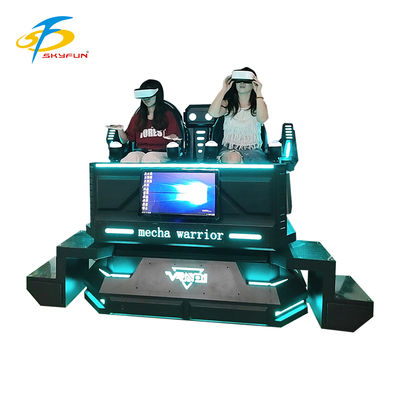 9D VR メカ戦士シミュレーター ダイナミック・モーション,スペシャル・エフェクト,そしてVRアーケード&ゲームセンターのための没入型戦闘の2人座VR映画館