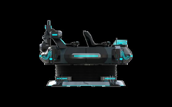 カスタマイズされた FUN UFO 5 シート VR 映画シミュレーター ◎多人プレイ 9D VR モーションライド DPVRメガネ 32インチモニター 信頼性の高い Sempre ワイヤーループ & 大規模なモーションシステム    SKYFUN