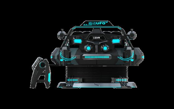 カスタマイズされた FUN UFO 5 シート VR 映画シミュレーター ◎多人プレイ 9D VR モーションライド DPVRメガネ 32インチモニター 信頼性の高い Sempre ワイヤーループ & 大規模なモーションシステム    SKYFUN