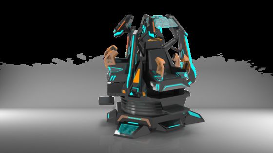 楽しいスタータワー 3人座 VR映画シミュレーター 独占的な9DOFモーションデザイン,360°ディスプレイ,マルチスペシャルエフェクト,DPVRメガネ&3人の参加者向け