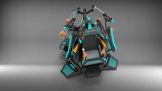 楽しいスタータワー 3人座 VR映画シミュレーター 独占的な9DOFモーションデザイン,360°ディスプレイ,マルチスペシャルエフェクト,DPVRメガネ&3人の参加者向け