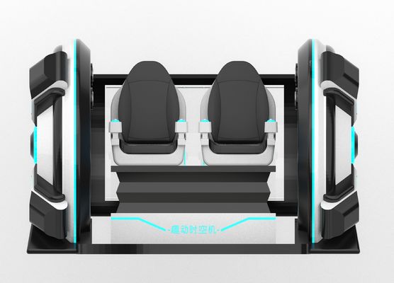ファンタイムマシン2シートVRシネマシミュレーター|クランクモーション、グラスファイバーデザイン、親子またはカップル向けダブルシート、56ゲーム、DPVR E3-S & 44インチタッチモニター– SKYFUNメーカー