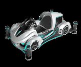 FUN 4 DOF レーシングカーシミュレーター | 4軸モーション、超大型湾曲LCD、Logitech G29ステアリングホイール、5ゲーム、42インチモニター – SKYFUNメーカー