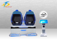 Dynamic Virtual Reality Seat 2 Seat VR Egg Cinema With 2 Types Of Touch Screen