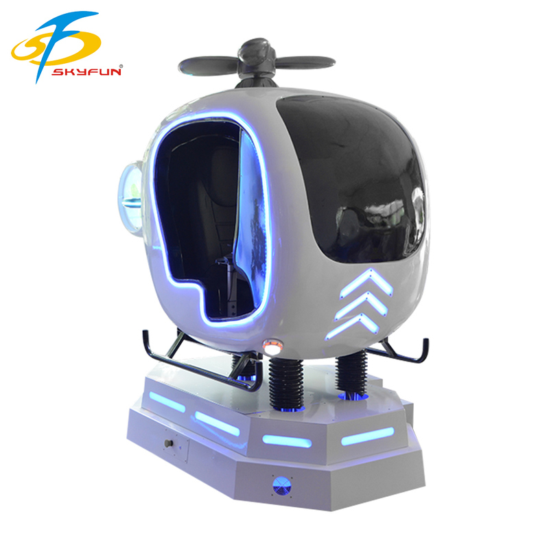 9D VR 飛行機フライトシミュレーター – インタラクティブヘリコプター＆飛行機VRゲーム、多自由度モーション、ジョイスティックコントロール、アーケード向け高精細VR体験