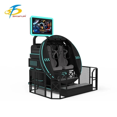 SKYFUN 360° フルローテーション VR モーションシミュレーター ライド ダイナミックなプラットフォーム,AR/VRゲームコンテンツ,4Kヘッドセット,モーショントラッキング,ハプティックフィードバック,マルチプレイヤーサポートの 浸透式仮想現実椅子