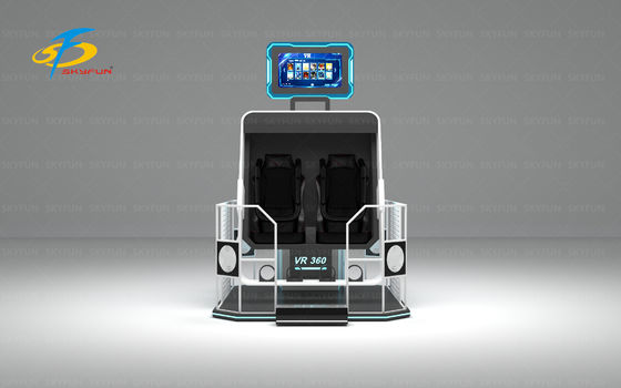 360°回転&揺れる座席,リモコン制御のカラー照明,ディープンVRヘッドセット,42インチモニター,ローラーコースター&恐竜テーマを含む40のVR映画