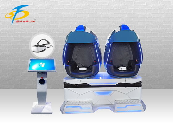 魅力的な遊園地VRの卵の椅子+射撃のゲームが付いている9D VRの映画館