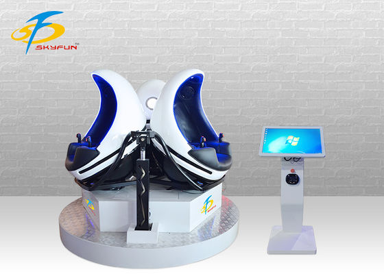 Fibergalssの大人/9Dバーチャル リアリティの経験のための物質的な現実の現実VRの卵の椅子