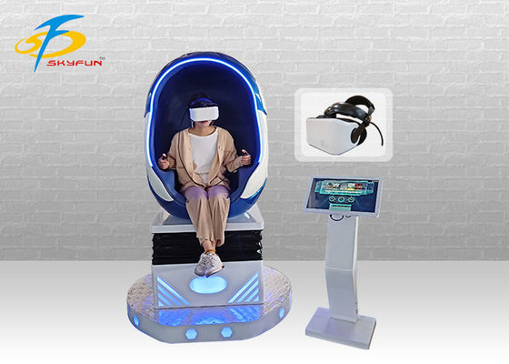 ビジネス90pcs映画+ 10pcsゲームが付いている青い色9D VRの卵の椅子