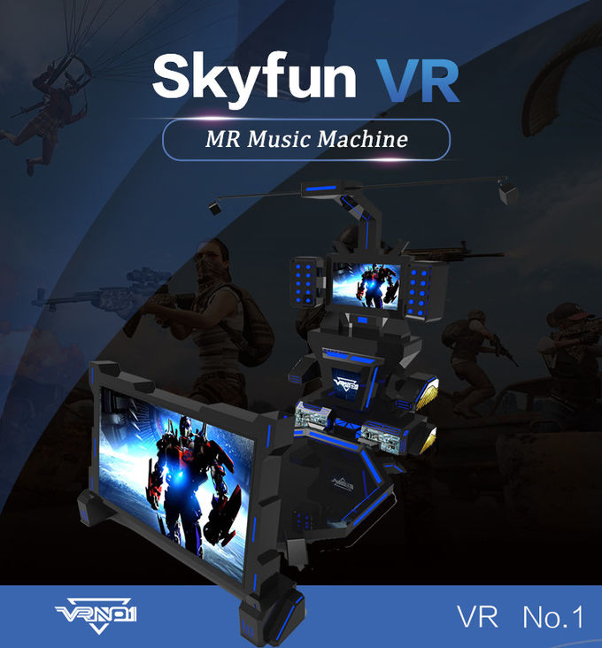 音楽ゲームが付いているアーケード・ゲームのSkyfun 9D VRのシミュレーター保証12か月の